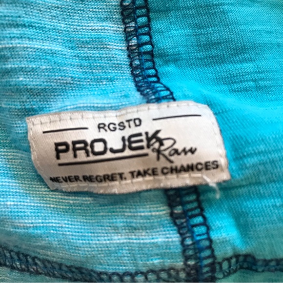 RGSTD Projek blue with white graffiti embroidery tee Size L - Picture 5 of 8